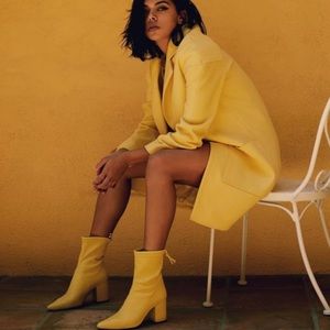 Anine Bing Popcorn Yellow Chloe Boot